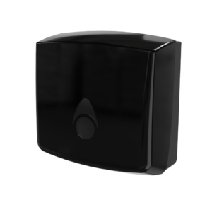 Basic mini handdoekdispenser ,C en Z Vouw, zwart